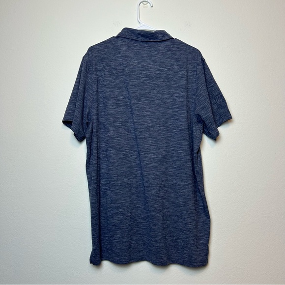 J Crew Polo Shirt Men XL Blue Stretch Casual Lightweight Performance Golf Active - Picture 6 of 11